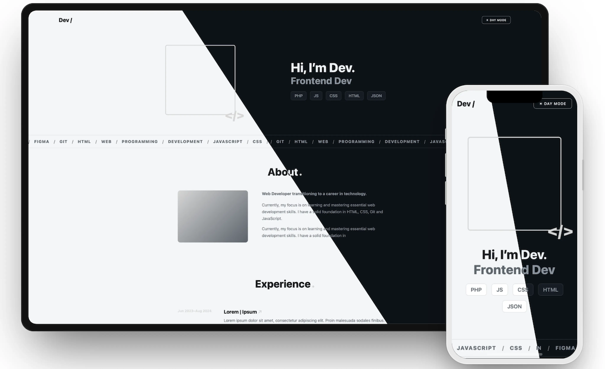 Portfolio Dev